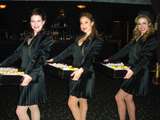 Cigar Girls - Black Pin up